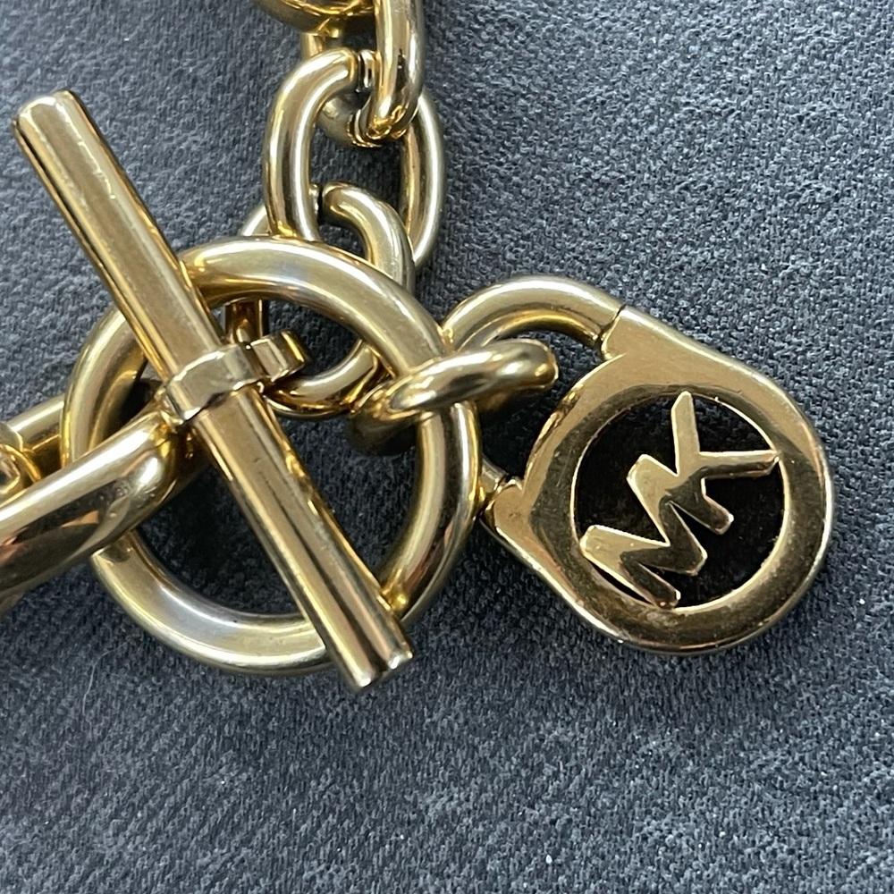 Michael Kors gold plated chain bracelet